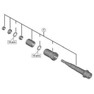 シマノ SHIMANO シマノ SHIMANO YL8F98010PD-MX70 ペダル軸組右