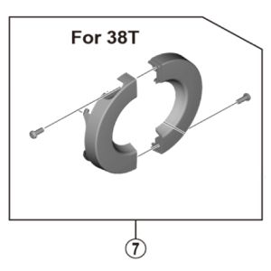 シマノ SHIMANO シマノ SHIMANO カバー ブラック/固定ボルト Y0J198060 FC-E6100