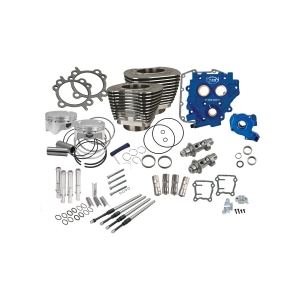 S＆S S＆S 330-0668 POWER PACK KIT W.BLK TWIN CAM 07-17