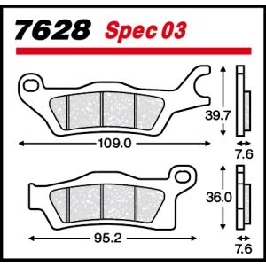 メタリカ メタリカ 7628-Spec03 B/PAD SPEC03 GSX-R125/150