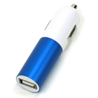 ルートアール iPad/iPhone4対応 CARソケット用USB電源 ケーブル付 RCG-C29BL(ブルー)