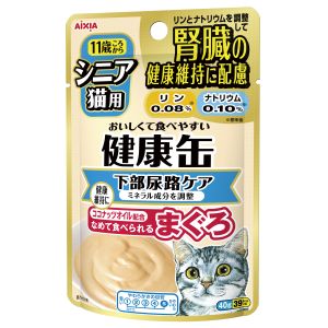 アイシア AIXIA アイシア シニア猫用 健康缶パウチ 下部尿路ケア 40g