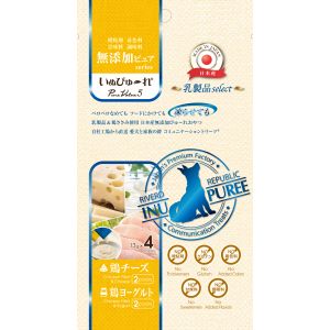 リバードコーポレーション リバード いぬぴゅ～れ 無添加ピュア PureValue5 乳製品select 鶏チーズ 鶏ヨーグルト 4本 2832200