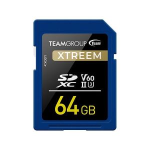 チーム Team チーム TXSDXC64GIIV6001 SDXC 64GB UHS-Ⅱ U3 V60 メーカー保証10年