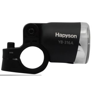ハピソン Hapyson ハピソン YB-316A -MK ハブダイナモ専用ライト マットブラック