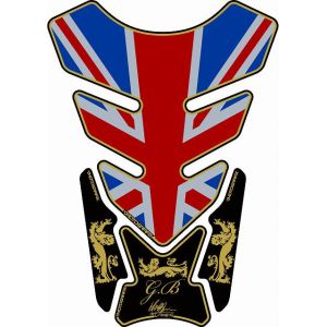 モトグラフィックス MOTOGRAFIX モトグラフィックス MT-ST087A タンクパッド UNION JACK ゴールド STREET QUADPAD