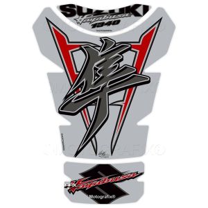 モトグラフィックス MOTOGRAFIX モトグラフィックス MT-TS037SR タンクパッド SIL/BLK/レッド GSX1300R隼 21-