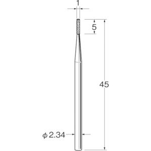 日本精密機械工作 リューター D1110 軸付電着ダイヤモンド砥石 日本精密機械工作