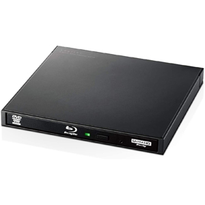 ELECOM エレコム LBD-PWA6U3CLBK Blu-rayディスクドライブ USB3.2 Gen1 USB3.0 スリム 書き込みソフト付 UHDBD対応 Type-Cケーブル付 ブラック