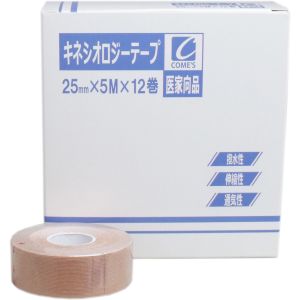 コメス コメス キネシオロジーテープ 25mm×5m×12巻