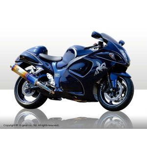 アールズギア r`s gear アールズギア WS07-01XD ワイバン シングル クロスオーバルDB GSX1300R HAYABUSA 08-18