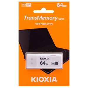 キオクシア Kioxia 海外パッケージ キオクシア USBメモリ 64GB LU301W064GG4 USB3.2 Gen1対応