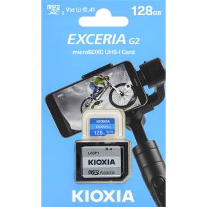 キオクシア Kioxia 海外パッケージ キオクシア マイクロSD 128GB LMEX2L128GG2 EXCERIA G2 CLASS10 UHS-I U3 V30 microsd アダプタ付
