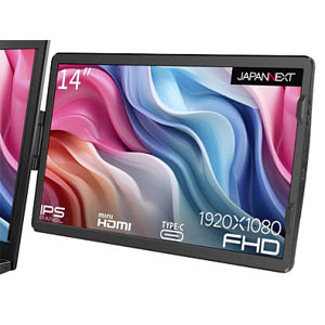 ジャパンネクスト JAPANNEXT JAPANNEXT JN-MDO-IPS140FHD モバイルモニター 14インチ
