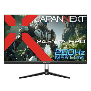 ジャパンネクスト JAPANNEXT JAPANNEXT JN-V245FHDR260AJ ゲーミングモニター 24.5インチ