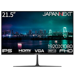 ジャパンネクスト JAPANNEXT JAPANNEXT JN-i215FHD PCモニター 21.5インチ IPS(ADS)パネル