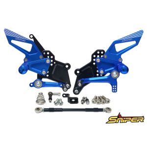 スナイパー SNIPER スナイパー SP0112BL バックステップ ブルー ストリート用 YZF-R25/YZF-R3 MT-25/MT-03