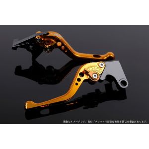 スピードラ SSK SPEEDRA スピードラDU0405641-GD アジャストレバー 3Dショート ゴールド/ゴールド Scrambler Sixty2 Monster821HYPERMOT