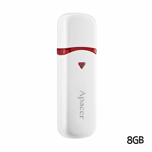 Apacer Apacer USBメモリ 8GB AP8GAH333W-1 USB 2.0 ホワイト 白
