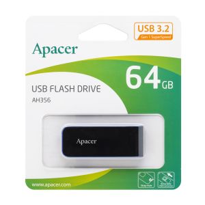 Apacer Apacer USBメモリ AP64GAH356B-1 USB 3.2 Gen 1 64GB