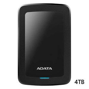 エイデータ ADATA ADATA AHV300-4TU31-CBK 外付けHDD 4TB ブラック ハードディスク