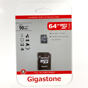 ギガストーン gigastone ギガストーン GSMX/64GU1A マイクロSDXC 64GB Class10 microSD メーカー5年保証 Nintendo Switch 動作確認済