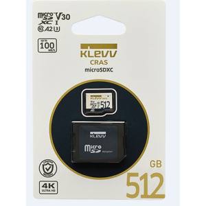 エッセンコア KLEVV KLEVV K512GUSD6U3-CA マイクロSDXC 512GB U3 V30 A2 メーカー永久保証