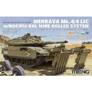 モンモデル MENG モンモデル 1/35 イスラエル主力戦車 メルカバ Mk.4/4 LIC w/NOCHRI-KAL 地雷処理システム搭載 MENTS-049