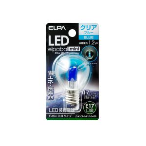 朝日電器 エルパ ELPA エルパ LDA1CB-G-E17-G458 LED電球 S形 E17 ELPA 朝日電器