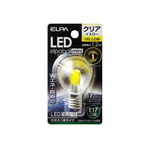 朝日電器 エルパ ELPA エルパ LDA1CY-G-E17-G459 LED電球 S形 E17 ELPA 朝日電器