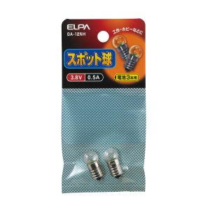 朝日電器 エルパ ELPA エルパ GA-12NH スポット球3.8V 0.5A ELPA 朝日電器