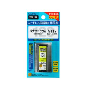 朝日電器 エルパ ELPA エルパ TSC-123 電話機用充電池 ELPA 朝日電器