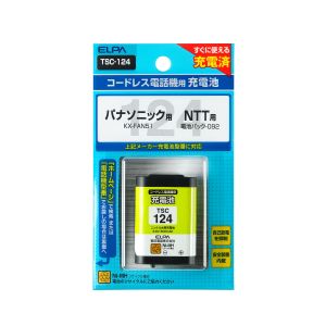 朝日電器 エルパ ELPA エルパ TSC-124 電話機用充電池 ELPA 朝日電器