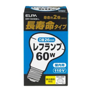 朝日電器 エルパ ELPA エルパ ERF110V60W-L 長寿命レフランプ ELPA 朝日電器