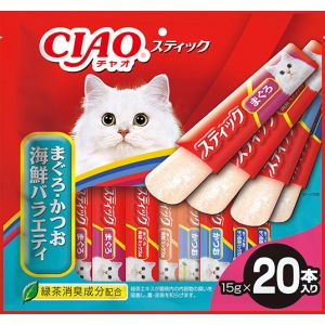 いなばペットフード いなば チャオ スティック まぐろ かつお フィルター 15g×20本 157050 CIAO