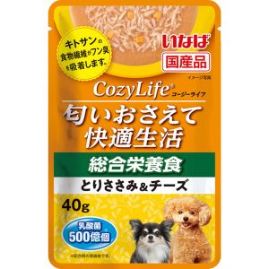 いなばペットフード いなば CozyLifeパウチ 総合栄養食 とりささみ チーズ 40g