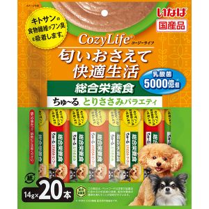 いなばペットフード いなばペットフード CozyLife 総合栄養食 ちゅ～る とりささみバラエティ 14g×20本入り