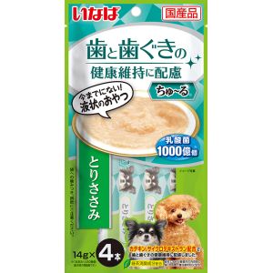 いなばペットフード いなばペットフード 歯と歯ぐきに配慮ちゅ～る とりささみ 14g×4本