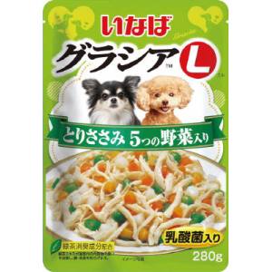 いなばペットフード いなば グラシアL とりささみ 5つの野菜入り 280g