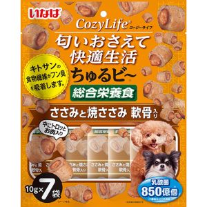 いなばペットフード いなばペットフード CozyLife ちゅるビ～総合栄養食 ささみと焼ささみ 軟骨入り 10g×7袋