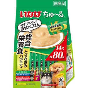 いなばペットフード いなば ちゅ～る 総合栄養食 とりささみバラエティ 14g×80本入