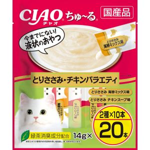 いなばペットフード いなば チャオ ちゅ～る とりささみ チキン フィルター 14g×20本 322030 CIAO