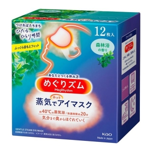 花王 Kao 花王 めぐりズム 蒸気でホットアイマスク 森林浴 12P