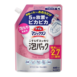 花王 Kao 花王 トイレマジックリン こすらずスッキリ泡パック ホワイトフローラルの香り つめかえ用