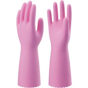 ショーワグローブ SHOWA ショーワグローブ NHMIA MP 塩化ビニール手袋 ナイスハンドミュー厚手 ピンク Mサイズ