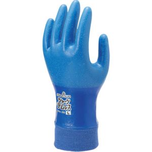 ショーワグローブ ショーワ NO283R-S ポリウレタン手袋 No.283ジャージテムレス ブルー Sサイズ