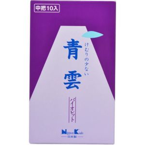 日本香堂 Nippon Kodo 青雲 バイオレット 中把10入 1019g×10 24902