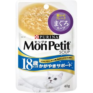 ネスレ日本 Nestle モンプチ ピュアスープ 18歳以上用 かがやきサポート まぐろスープ 40g ネスレ