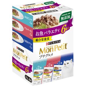 ネスレ日本 Nestle ネスレ モンプチ プチグルメ パウチ お魚 フィルター 50g×6袋 77630