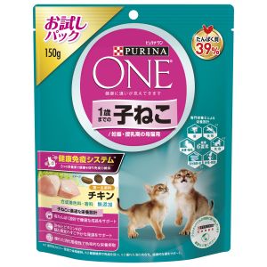 ネスレ日本 Nestle ネスレ ピュリナワンキャット 1歳までの子ねこ用 妊娠 授乳期の母猫用 チキン 150g